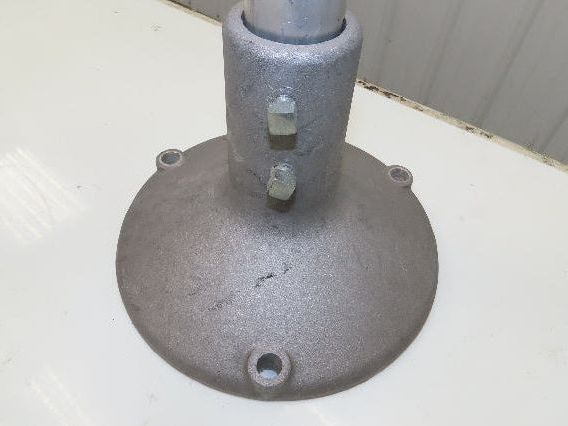 8" Tabletop Conveyor Aluminum Pedestal Round Pipe Leg Stand 28"-32"H Set of 4