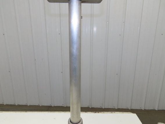 8" Tabletop Conveyor Aluminum Pedestal Round Pipe Leg Stand 28"-32"H Set of 4