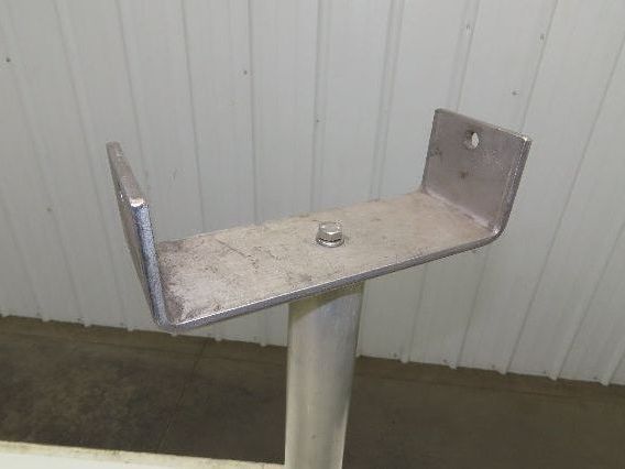 8" Tabletop Conveyor Aluminum Pedestal Round Pipe Leg Stand 28"-32"H Set of 4