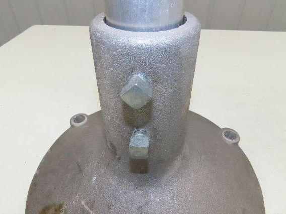 12.5" Tabletop Conveyor Aluminum Pedestal Round Pipe Leg Stand 27"-31"H Set of 2