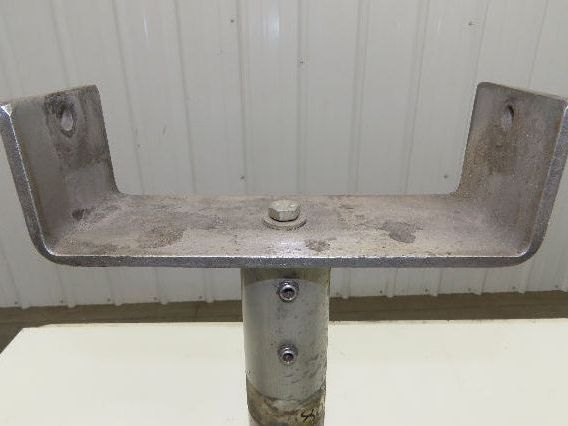 7" Tabletop Conveyor Aluminum Pedestal Round Pipe Leg Stand 16"-20"H Set of 4