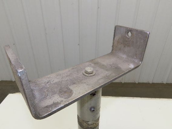 7" Tabletop Conveyor Aluminum Pedestal Round Pipe Leg Stand 16"-20"H Set of 4