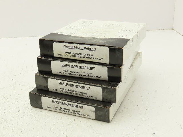 IAC 2033047 1-1/2" Double Diaphragm Valve Repair Kit Lot of 4