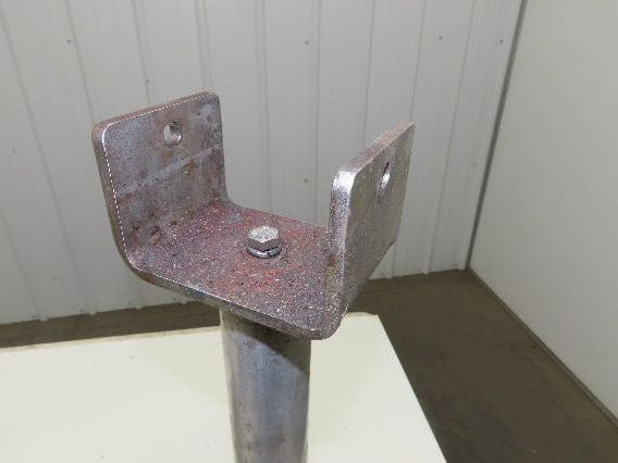 3.75" Tabletop Conveyor Aluminum Pedestal Round Pipe Leg Stand 25"-29"H Set of 4