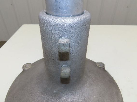 3.75" Tabletop Conveyor Aluminum Pedestal Round Pipe Leg Stand 27"-31"H Set of 4