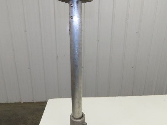 3.75" Tabletop Conveyor Aluminum Pedestal Round Pipe Leg Stand 27"-31"H Set of 4