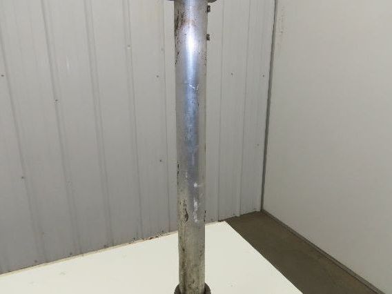 3.75" Tabletop Conveyor Aluminum Pedestal Round Pipe Leg Stand 28"-32"H Set of 4