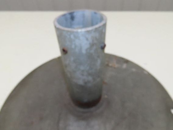 14" Steel Pedestal Base Round Pipe Conveyor Leg Stand Adj Height Lot of 3