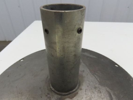 14" Steel Pedestal Base Round Pipe Conveyor Leg Stand Adj Height Lot of 3