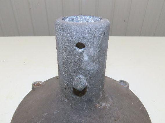 10" Cast Aluminum Pedestal Base Round Pipe Conveyor Leg Stand Adj Height