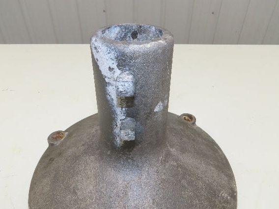 10" Cast Aluminum Pedestal Base Round Pipe Conveyor Leg Stand Adj Height