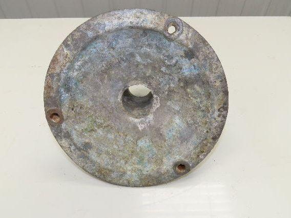 10" Cast Aluminum Pedestal Base Round Pipe Conveyor Leg Stand Adj Height