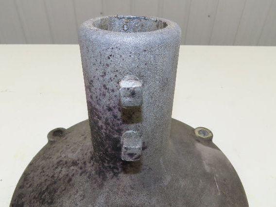 10" Cast Aluminum Pedestal Base Round Pipe Conveyor Leg Stand Adj Height