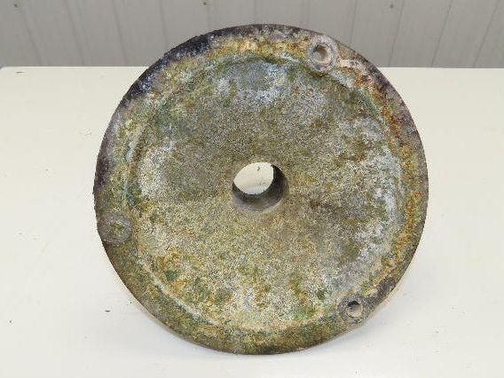 10" Cast Aluminum Pedestal Base Round Pipe Conveyor Leg Stand Adj Height