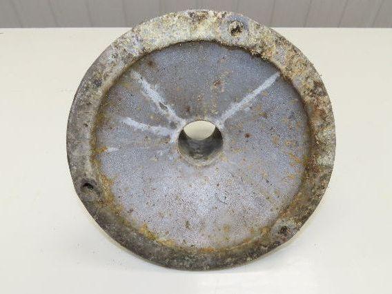 10" Cast Aluminum Pedestal Base Round Pipe Conveyor Leg Stand Adj Height