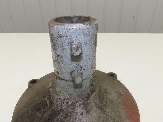 10" Cast Aluminum Pedestal Base Round Pipe Conveyor Leg Stand Adj Height