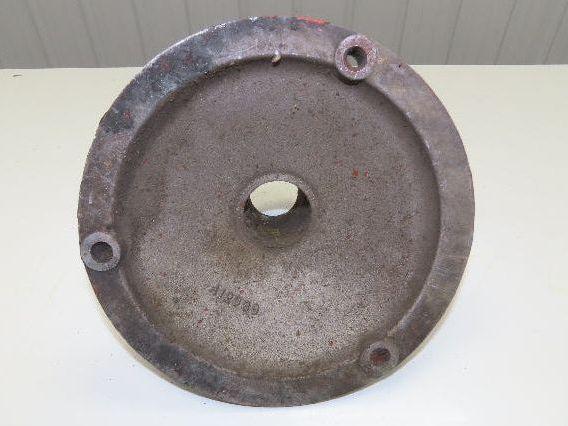 10" Cast Aluminum Pedestal Base Round Pipe Conveyor Leg Stand Adj Height