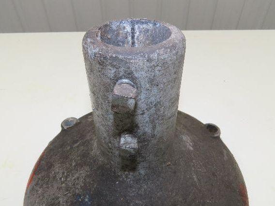 10" Cast Aluminum Pedestal Base Round Pipe Conveyor Leg Stand Adj Height