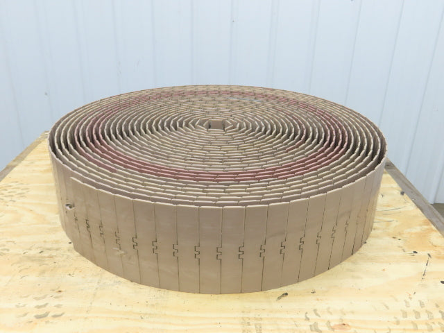 UNI 820 7.5" SlatTop Plastic Tabletop Conveyor Chain Belt Straight Non-Flex 119'