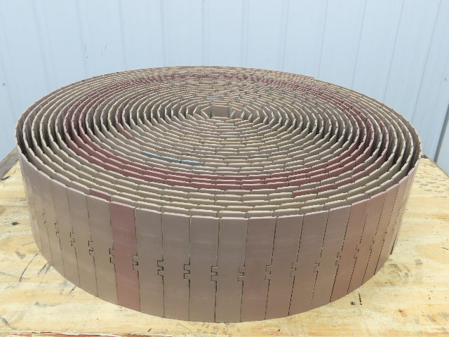 UNI 820 7.5" SlatTop Plastic Tabletop Conveyor Chain Belt Straight Non-Flex 119'