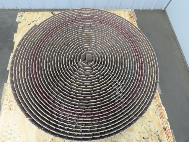 UNI 820 7.5" SlatTop Plastic Tabletop Conveyor Chain Belt Straight Non-Flex 119'