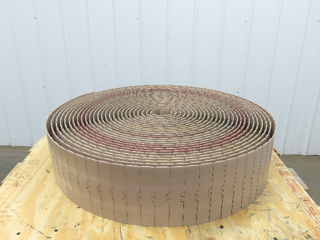 UNI 820 7.5" SlatTop Plastic Tabletop Conveyor Chain Belt Straight Non-Flex 119'