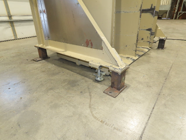 MTC LE-SL Hydraulic Tote Dumper 2-Bin 1/2 Yd Hopper Box Tipper 2000Lb 3Hp 460V
