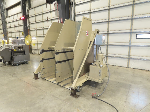 MTC LE-SL Hydraulic Tote Dumper 2-Bin 1/2 Yd Hopper Box Tipper 2000Lb 3Hp 460V