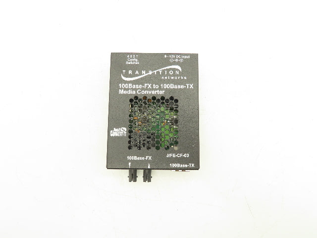 Transition J/FE-CF-03 100Base-FX to 100Base-TX Stand-Alone Media Converter