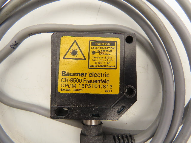 Baumer OPDM 16P5101/S13 Retro-reflective Photoelectric Proximity Sensor CH-8500