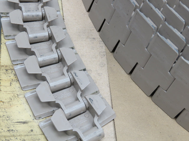 Habasit 880K 3.25" TableTop Chain Plastic Conveyor Belt Tab Type Side-Flex 96'