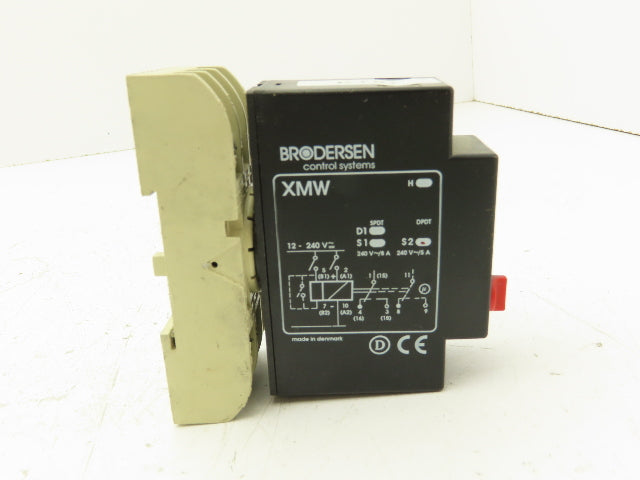 Brodersen UNIC XMW Time Delay Relay 240VAC 5A Base