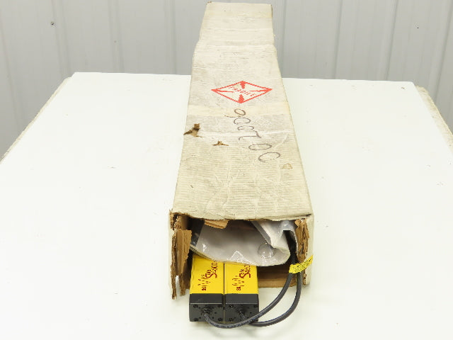 STI MS46-20-1215-R-FP Safety Light Curtain Transmitter/Receiver Set 48"