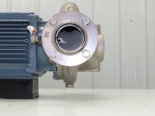 Ebara 50LPS Stainless In-line Centrifugal Pump 105gpm 220V 3PH 2" Threaded DN50