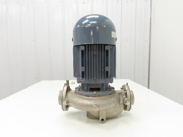 Ebara 50LPS Stainless In-line Centrifugal Pump 105gpm 220V 3PH 2" Threaded DN50