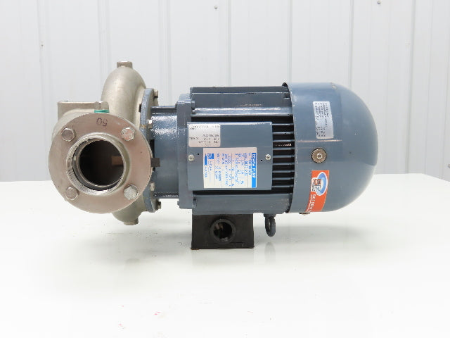 Ebara 50LPS Stainless In-line Centrifugal Pump 105gpm 220V 3PH 2" Threaded DN50