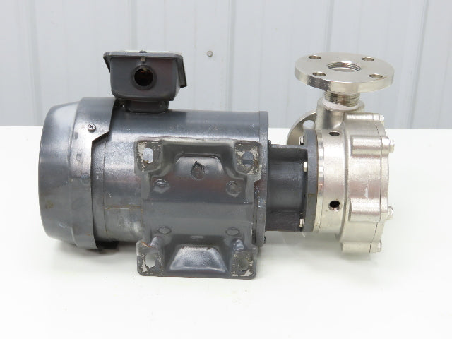 Nikuni Toshiba 32ULD07Z Stainless Centrifugal Pump 220V 3PH 1.25" Flange DN32
