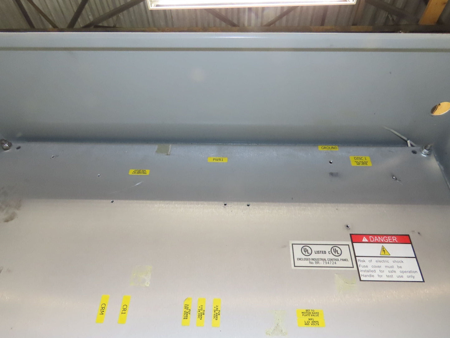 Wiegmann N412303008C Electrical Enclosure Control Panel 30x30x8" Backplate