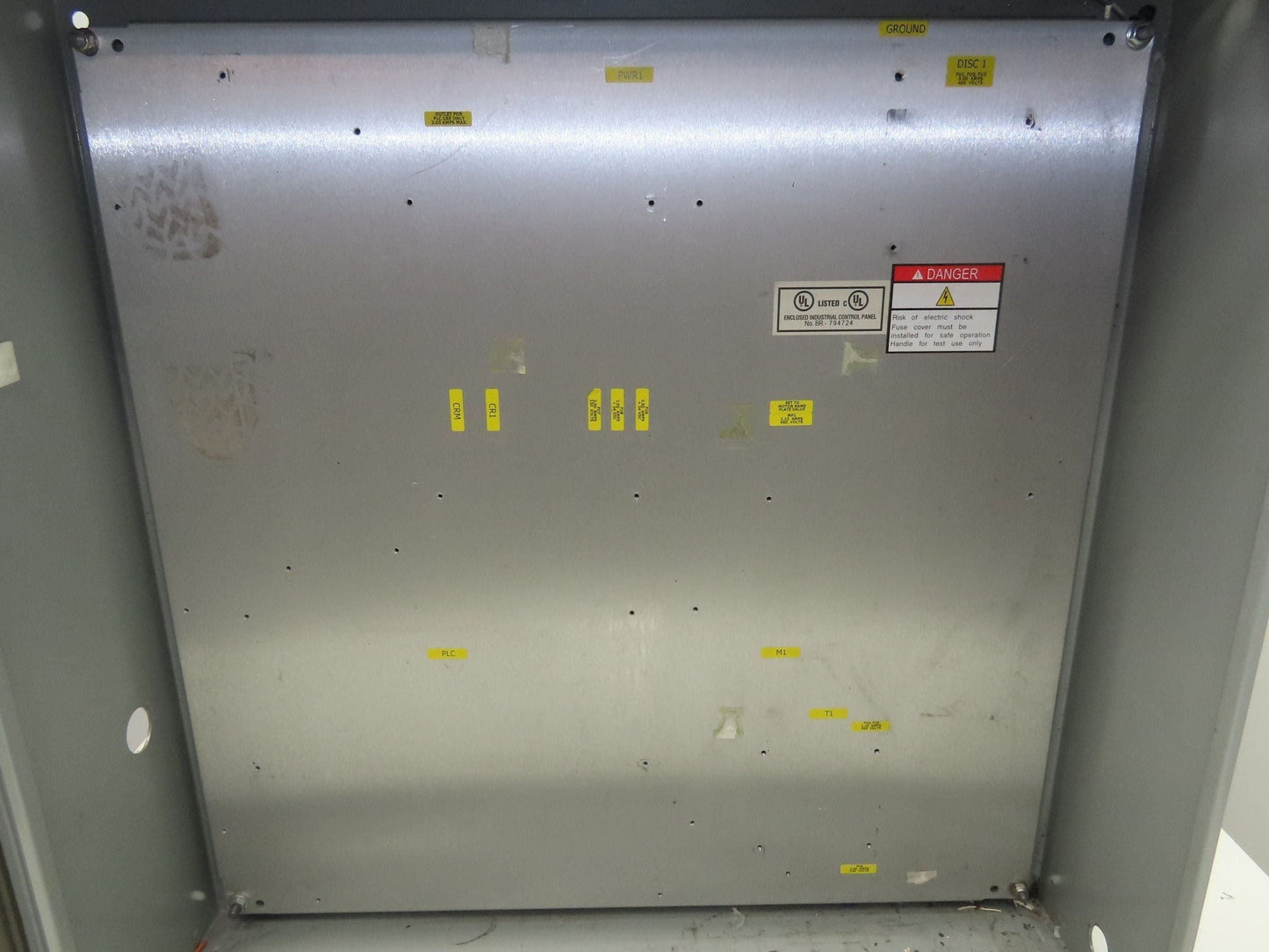 Wiegmann N412303008C Electrical Enclosure Control Panel 30x30x8" Backplate