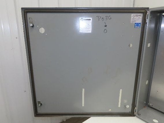 Wiegmann N412303008C Electrical Enclosure Control Panel 30x30x8" Backplate