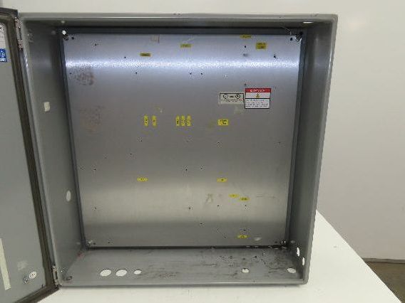 Wiegmann N412303008C Electrical Enclosure Control Panel 30x30x8" Backplate