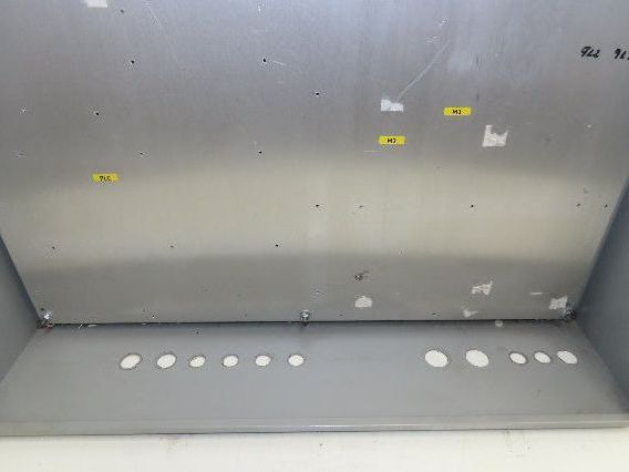 Wiegmann N412363608C Electrical Enclosure Control Panel 36x36x8" Backplate
