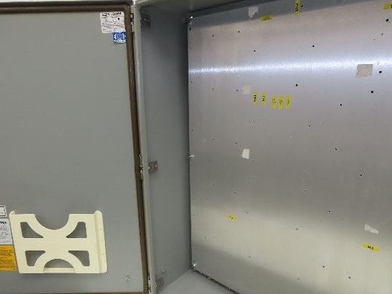 Wiegmann N412363608C Electrical Enclosure Control Panel 36x36x8" Backplate
