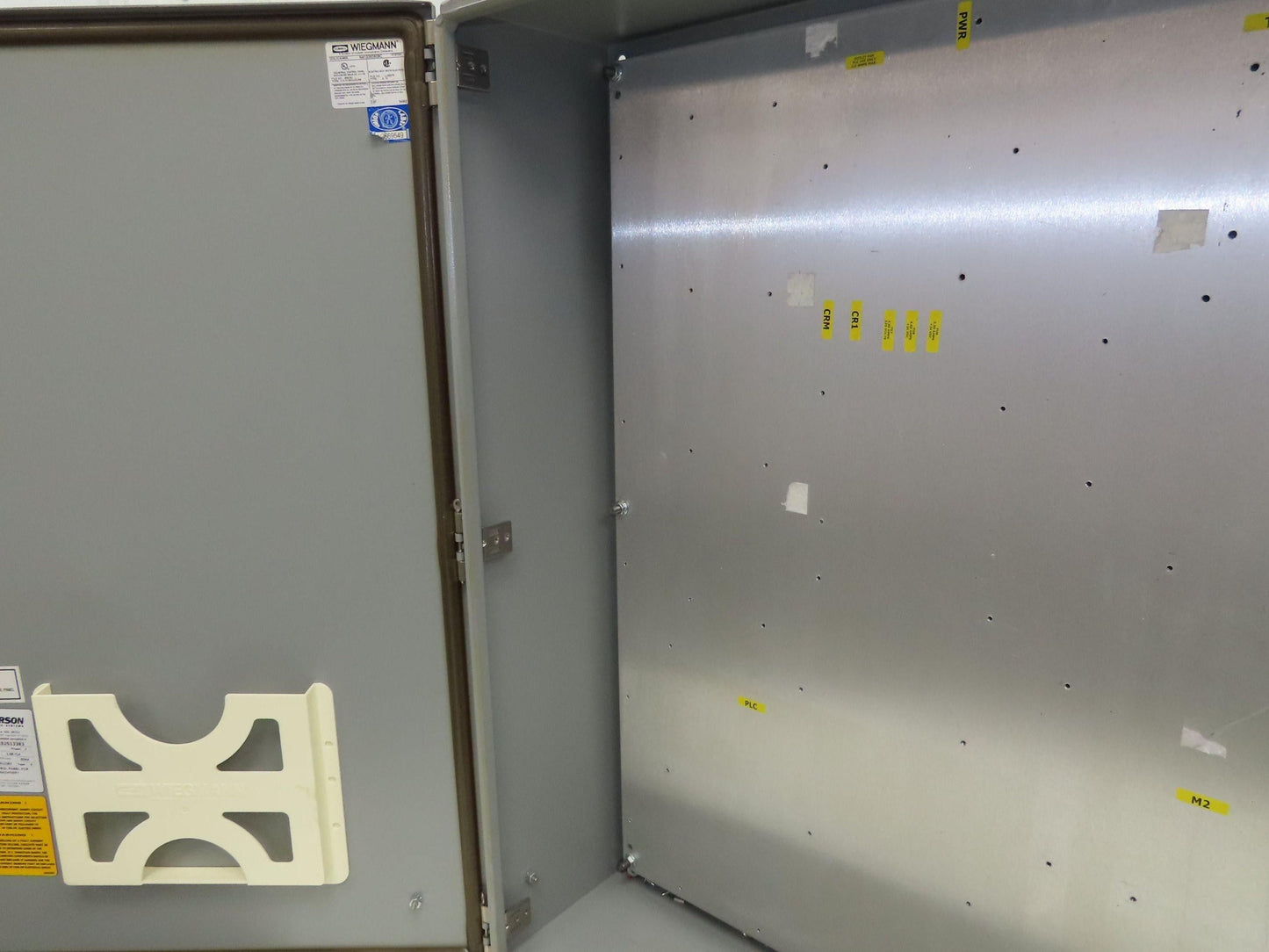 Wiegmann N412363608C Electrical Enclosure Control Panel 36x36x8" Backplate