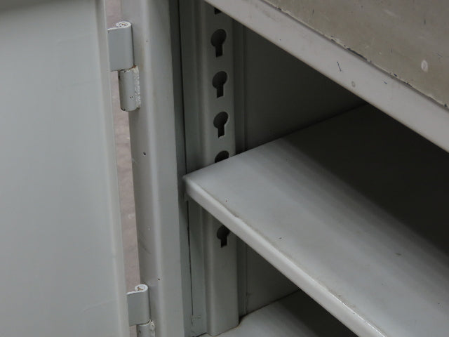 Strong Hold Extreme Duty 12 GA Shop Desk 1 Drawer Riser Shelf 36x28x54"