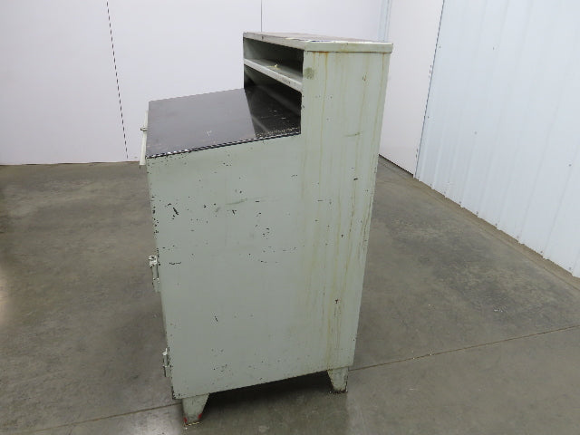Strong Hold Extreme Duty 12 GA Shop Desk 1 Drawer Riser Shelf 36x28x54"