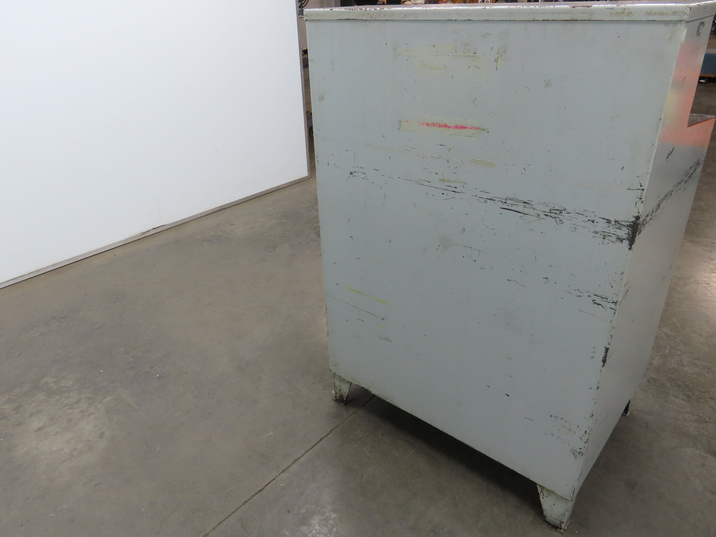 Strong Hold Extreme Duty 12 GA Shop Desk 1 Drawer Riser Shelf 36x28x54"