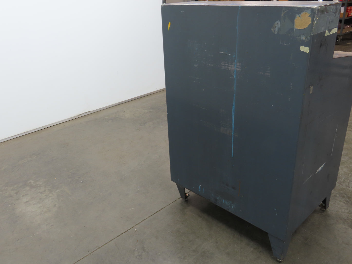 Strong Hold Extreme Duty 12 GA Shop Desk 1 Drawer Riser Shelf 36x28x54"