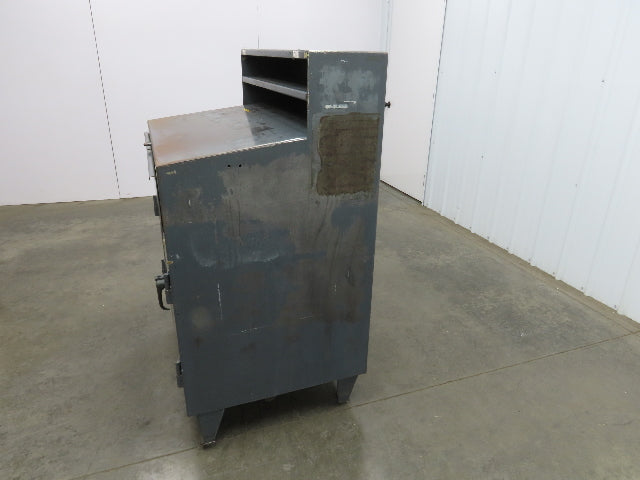 Strong Hold Extreme Duty 12 GA Shop Desk 1 Drawer Riser Shelf 36x28x54"