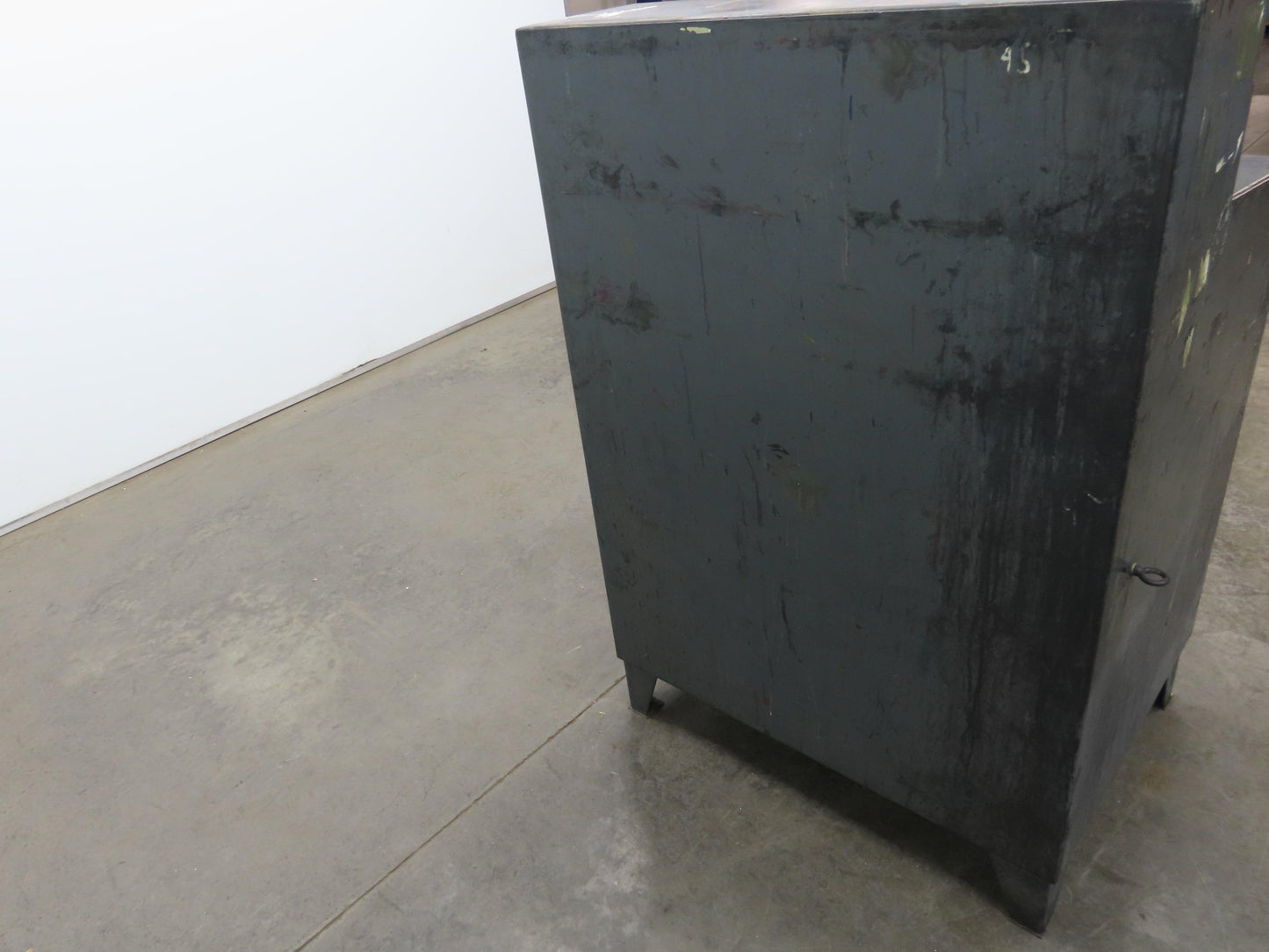 Strong Hold Extreme Duty 12 GA Shop Desk 1 Drawer Riser Shelf 36x28x54"